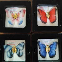 پلاک طلا پروانه پارچه‌ای کادویی|جواهرات|شاهین‌شهر, سعدی شمالی|دیوار