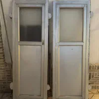 دو عدد درب حمام  آلومینیومی جنس درجه یک
