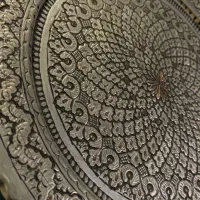سینی مسی قلمکاری|صنایع دستی و سایر لوازم تزئینی|تهران, طیب|دیوار