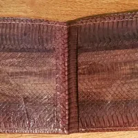 کیف پول مردانه چرم طبیعی - دست‌دوز