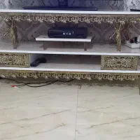 بوفه ساعت ایستاده میزتلوزیون برنز|بوفه، ویترین، کنسول|شهریار, کردزار|دیوار