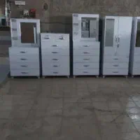 میز آرایش ایستاده ۴کشاب ملامینی