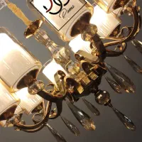 لوستر ده شاخه مدل خاص در رومالوستر فردیس|لوستر و چراغ آویز|فردیس, سرحدی|دیوار