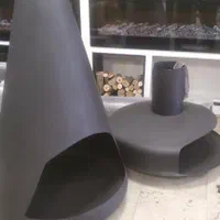 شومینه معلق شیپوری گازی و هیزمی|بخاری، هیتر، شومینه|تهران, تهرانپارس شرقی|دیوار