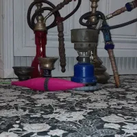 قلیان،قلیون تنه برنجی توپر ۲عدد + تنه برنزی 1عدد|کلکسیون اشیاء عتیقه|تهران, تهرانپارس غربی|دیوار
