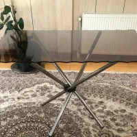 میز غذاخوری شیشه ای