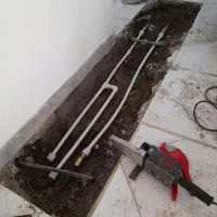 لوله کشی آب نشت یابی تشخیص ترکیدگی پرند|خدمات پیشه و مهارت|پرند, فاز ۱|دیوار