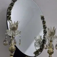 آینه و شمعدان با میز سنگی|آینه|چالوس, |دیوار