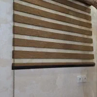 پرده زبرا در حد نو تر تمیز سالم