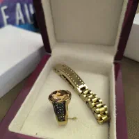 انگشتر و دستبند + پک هدیه