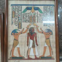 تابلوهای اصیل پاپیروس مصر باستان طلاکوب