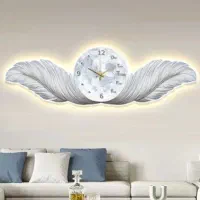 ساعت دیواری و تابلو طرح پر دوطرفه کد ۹۰۰