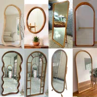 انواع آینه های قدی دیواری بکلایت دفرمه روشویی