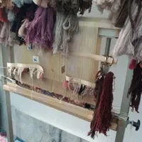 ۲عدد.دار قالی قالیبافی تابلوفرش