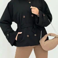 ترنج کت یقه ایستاده با آستر کشی و پارچه ضدآب|لباس|سمنان, |دیوار