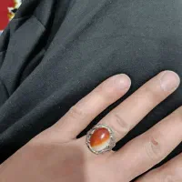 انگشترنقره باعقیق ۳پوست کهنه سلیمانی|جواهرات|ایلام, |دیوار