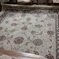 فرش ماشینی ۹متری طوسی روشن