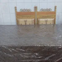 میز وصندلی ناهارخوری هخامنشی چوبی وفرفورژه طلایی