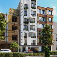 طراحی 3d نما، محوطه باغ، داخلی،آشپزخانه