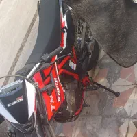 موتر تریل ۲۰۰ کویر با موتر ۱۲۵ برمودا|موتورسیکلت|شیراز, گل سرخ|دیوار