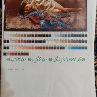 دار قالی به همراه نخ و نقشه|تابلو فرش|رودهن, |دیوار