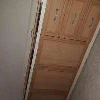 کابینت فلزی بارویه چوبی