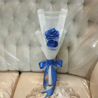 دسته گل روبانی