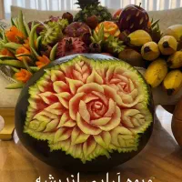 میوه آرایی/یلدا/یلدایی عروس/حکاکی میوه/شب یلدا|خدمات پذیرایی، مراسم|اندیشه, اندیشه فاز ۱|دیوار