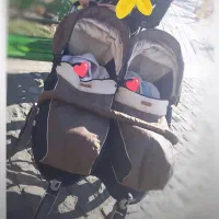 کالسکه ۲قلو . برند ایتالیایی. ۱سال استفاده شده