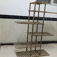 استند گل چوبی|کتابخانه، شلف، قفسههای دیواری|بهارستان, |دیوار