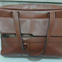 کیف اداری چرم عسلی