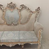 مبل ۷ نفره ، میز ناهارخوری، آیینه و شمعدون، بوفه