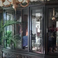 بوفه از جنس چوب گردو|بوفه، ویترین، کنسول|خسروشاه, |دیوار