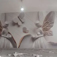 کاغذ دیواری .mdf.رنگ کاری