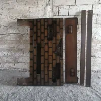 تخت دونفره چوبی|تخت و سرویس خواب|گلبهار, نوبهار|دیوار