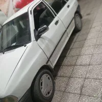 پراید مدل ۱۳۸۲ رنگ سفید دورنگ سقف  ستون سالم