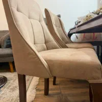 ۸ عدد صندلی میز نهار خوری  جنس ترک چوب راش