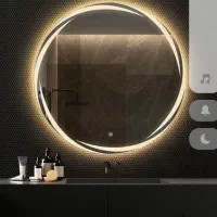 اینه نوری یا بک لایت|لوازم سرویس بهداشتی|شیراز, کوشک میدان|دیوار