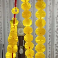 تسبیح کهربای کره عسلی استاد یعقوب وپرچمی نظیر