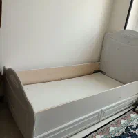 دوعدد تخت نوجوان شرکتی|تخت و سرویس خواب|کرج, شهرک علی ابن ابیطالب (کوثر)|دیوار