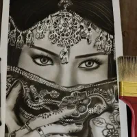 سفارش طراحی چهره سیاه قلم حرفه ای وآموزش|تابلو، نقاشی، عکس|تهران, عبدل‌آباد|دیوار