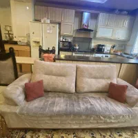 سرویس مبلمان هفت نفره و میز تمام چوب|مبلمان خانگی و میز عسلی|تهران, گلاب دره|دیوار