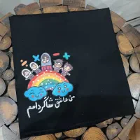 مقنعه نقاشی شده هنر دست