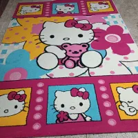 فرش کودک تمیز و سالم ۴متری|فرش|قزوین, |دیوار