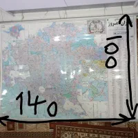 نقشه دیواری تهران لمینت|تابلو، نقاشی، عکس|تهران, مخصوص|دیوار