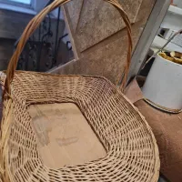 سبد حصیری|صنایع دستی و سایر لوازم تزئینی|قم, باغ کرباسی|دیوار