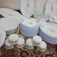 ظروف آرکوپال رومانتیک اصل فرانسه لومینارک و انتیک|ظروف سرو و پذیرایی|تهران, نیروی هوایی (پیروزی)|دیوار