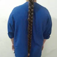 موی طبیعی بدون رنگ