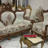مبل استیل ۹ نفره، با کاور، خوش نشین درحد مبل راحتی