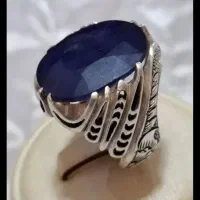 انگشتر کلکسیونی یاقوت کبود آفریقا رکاب استاد خجسته